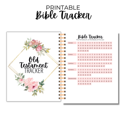 Printable Bible Tracker, Bible Reading Tracker *Digital Download*